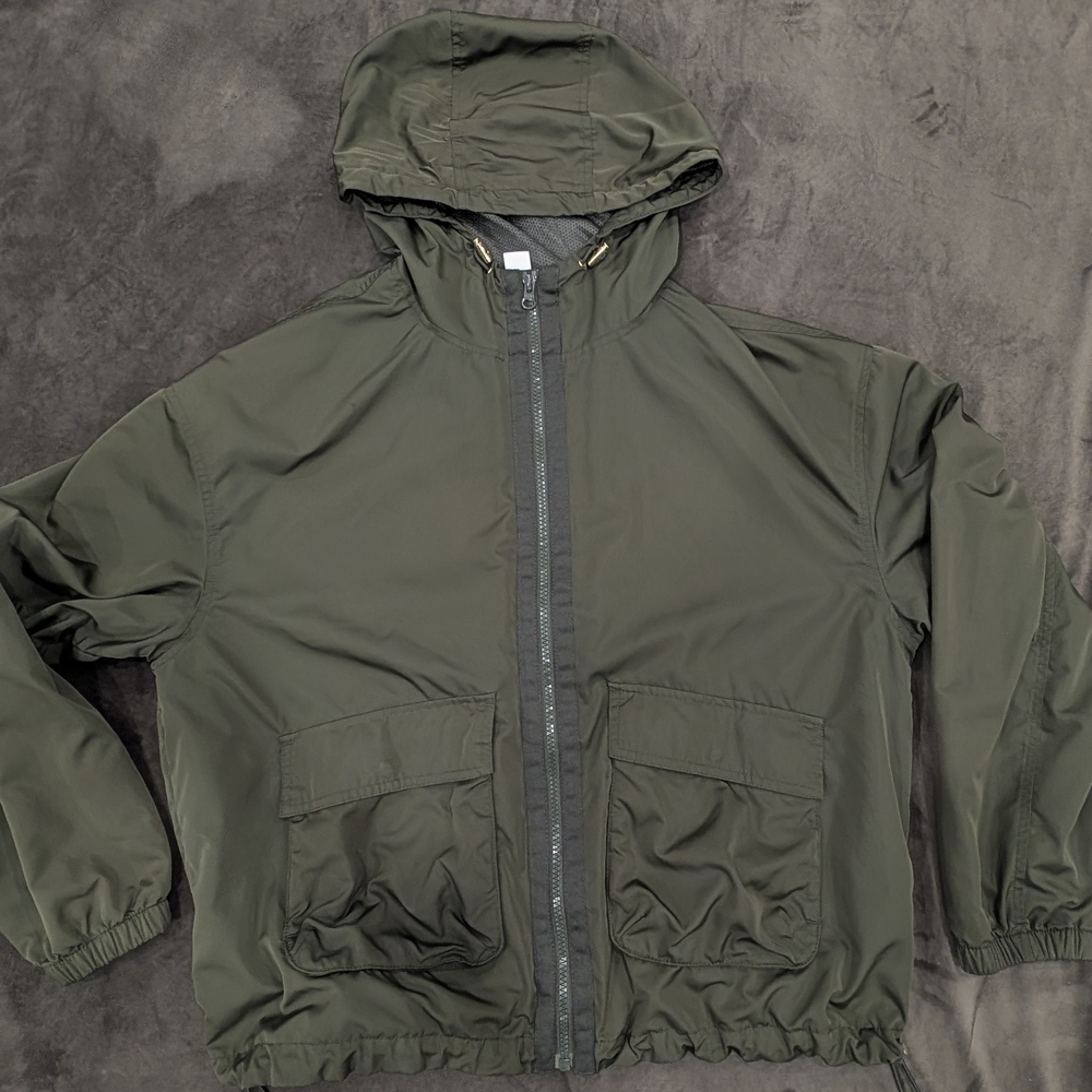 Large Old Navy Never Worn Olive Green Hooded Jacket